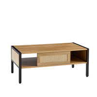 “40.16 inch rattan coffee table – stylish, durable centerpiece for indoor or outdoor living spaces – Hot Deal Warehouse furniture”

