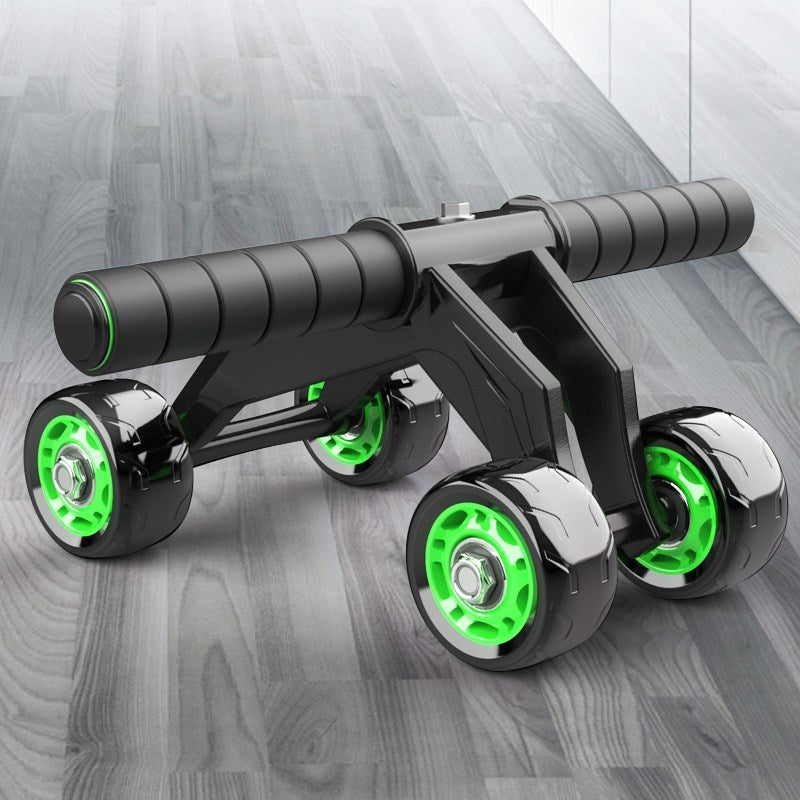 “Foldable 4 Wheel Ab Roller – compact, foldable ab roller for effective core workouts at home or on the go – Hot Deal Warehouse fitness”
