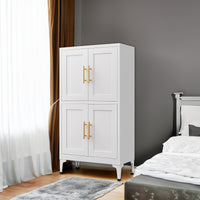“Deluxe White Storage Cabinet – spacious, modern storage cabinet in crisp white, perfect for organizing any room in style – Hot Deal Warehouse home furniture”
