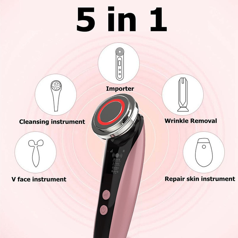 “5-in-1 EMS beauty instrument – multifunctional skincare device for facial lifting, toning, and rejuvenation – Hot Deal Warehouse beauty”

