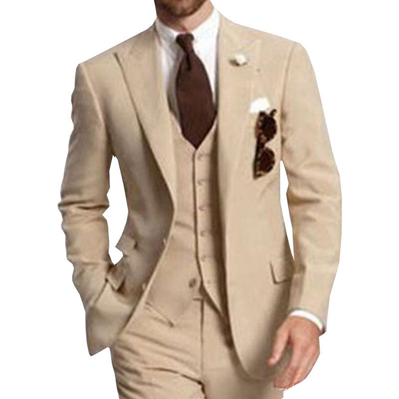 Wedding Banquet Plus Size Cross-border Suit – Elegant and Tailored Suit for Men’s Special Occasions.








