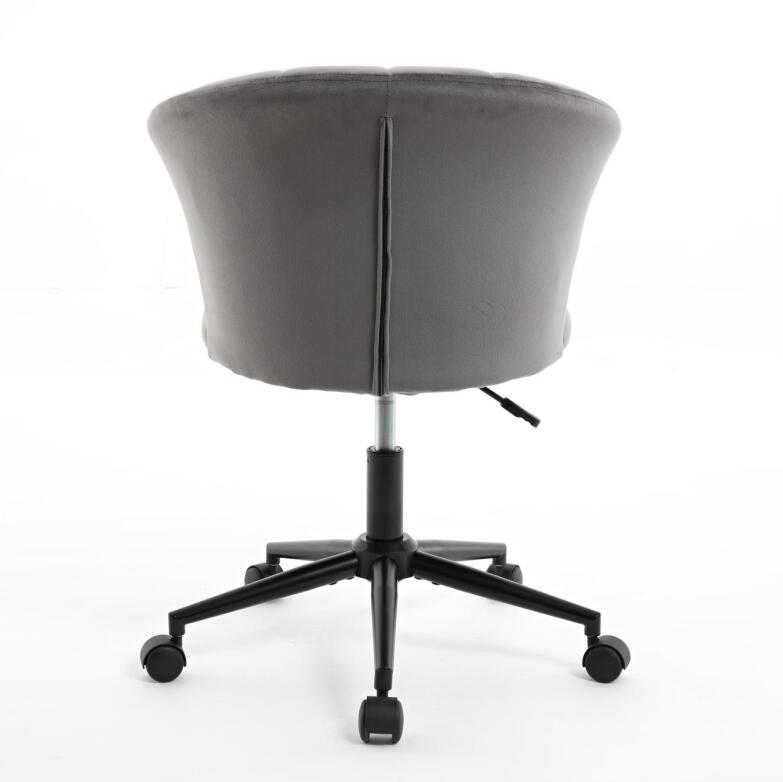 Velvet Swivel Flower Shaped Home Office Chair Hot Deal Warehouse