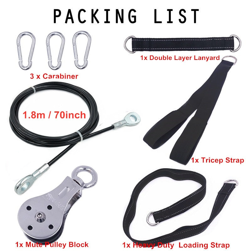 “DIY Pulley Cable Machine System – versatile home gym equipment for strength training and resistance workouts, easy to assemble – Hot Deal Warehouse fitness”
