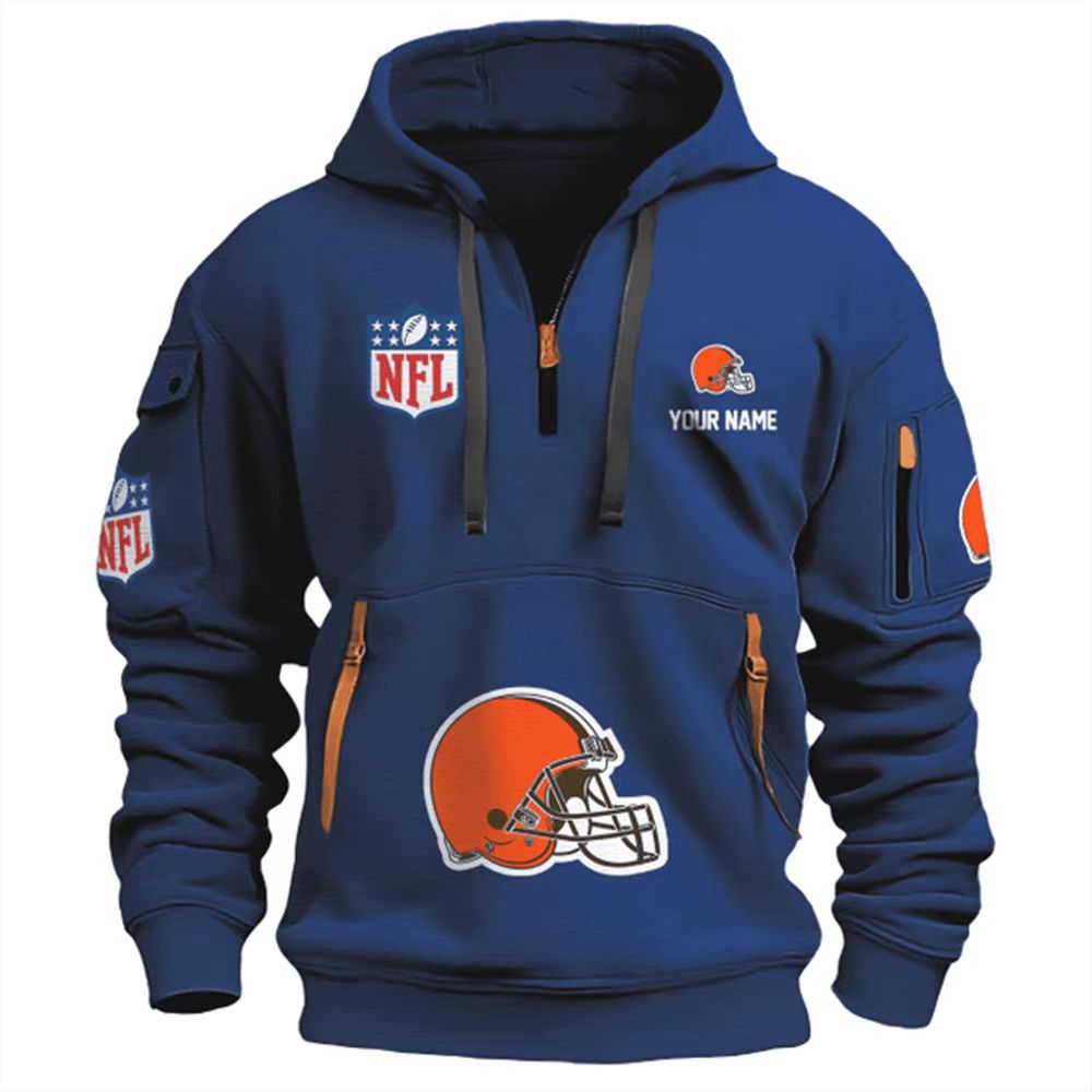 European and American printed pullover hoodie with front zip and kangaroo pocket.

