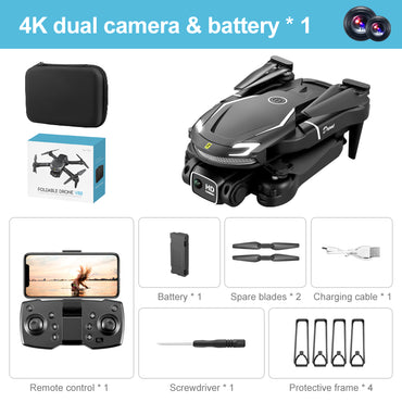 V88 UAV 4K dual camera drone, featuring high-definition 4K video recording, front and bottom cameras for versatile shots, and advanced flight stability. Equipped with intelligent flight modes and a long-lasting battery, perfect for aerial photography and outdoor adventures