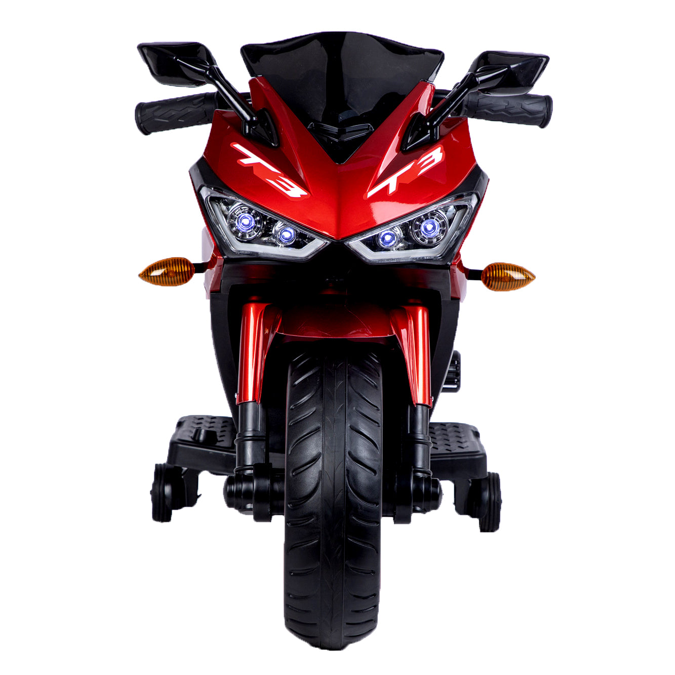TAMCO 12V kids motorcycle ride-on toy with training wheels, designed for a fun and safe riding experience. Features realistic details, adjustable speed, and easy-to-use controls, making it perfect for young riders to enjoy outdoor adventures while learning balance and coordination.







