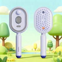 Electric Steam Hair Brush with Mist, Ionic Straightening Comb for Less Breakage & No Residue, Smooth Shiny Hair Styling Tool Hot Deal Warehouse