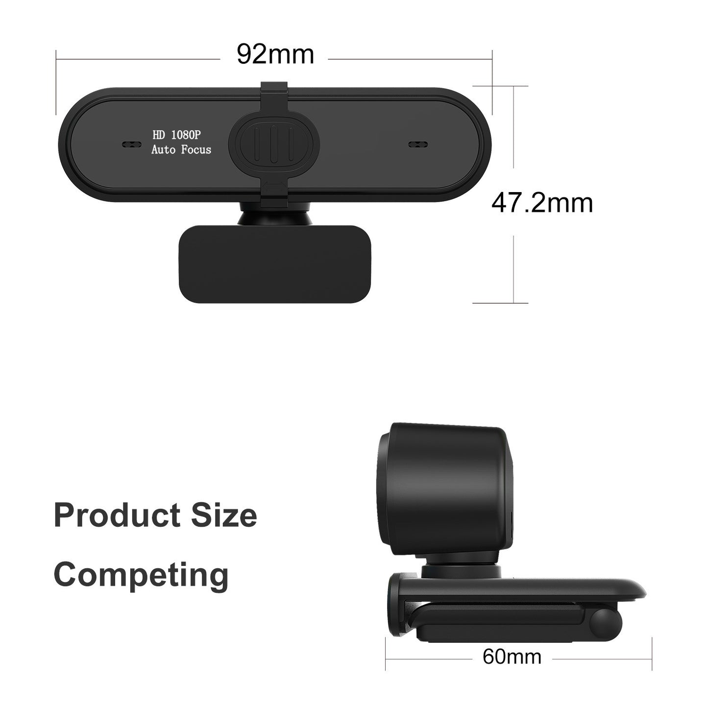 “5MP 1080P autofocus webcam – high-definition USB camera with auto focus for clear video calls and streaming – Hot Deal Warehouse electronics”


