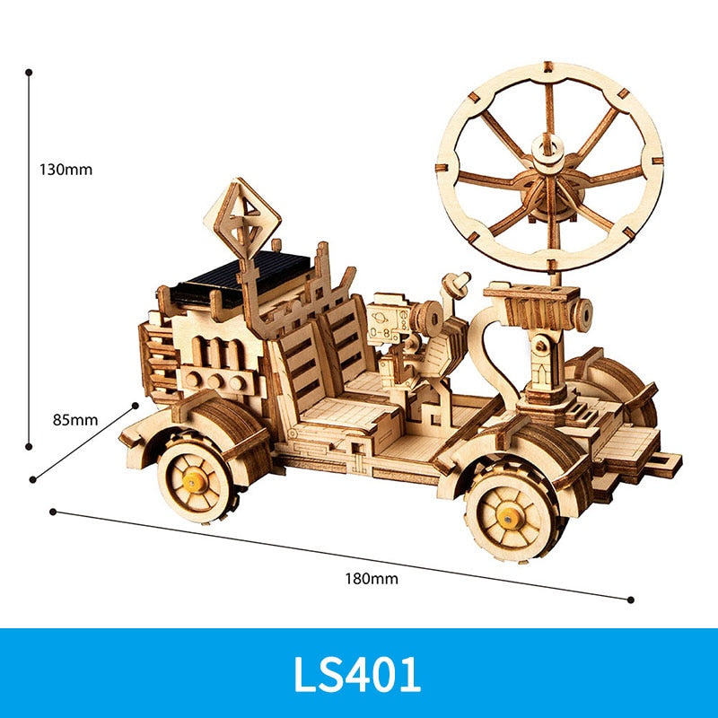 ROBOTIME ROKR DIY Solar Wooden Model Kit