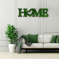 Home Letter Moss Wall Decor hotdealwarehouse
