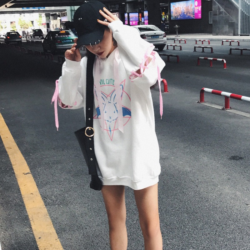 “Bunny Hoodie – cozy, playful hoodie with cute bunny ears, perfect for adding fun and comfort to your everyday style – Hot Deal Warehouse apparel”


