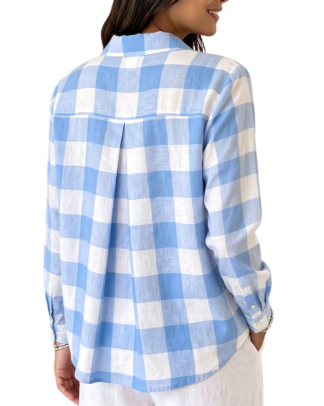 buttoned plaid shirt women Australia