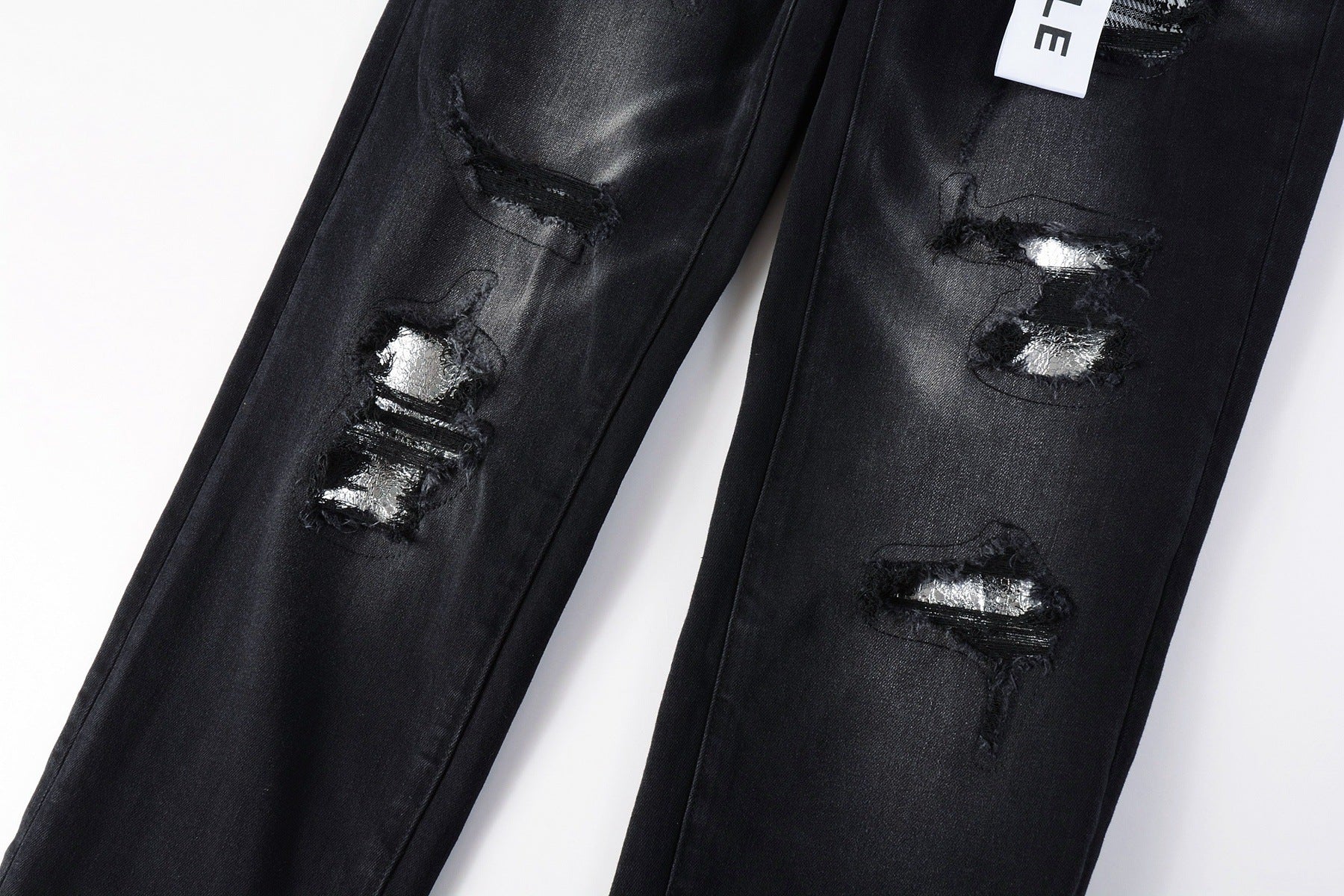 Branson Ripped Straight-Leg Pants Hot Deal Warehouse