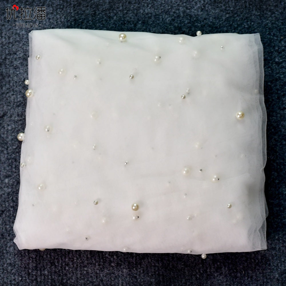 “Dream Come True Bridal Pearl Veil – elegant wedding veil adorned with pearls, designed to add a touch of romance and sophistication to your special day – Hot Deal Warehouse bridal”

