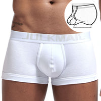 Men's simple youth underwear with lifting ring – breathable and supportive

