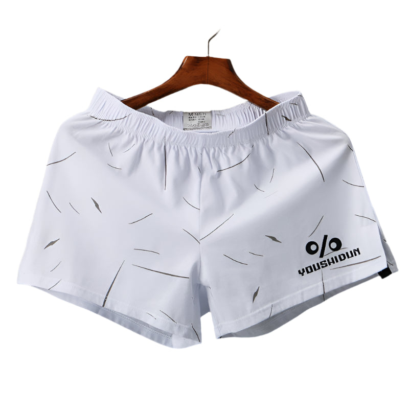 Men’s mid-waist loose cotton boxers – relaxed fit underwear

