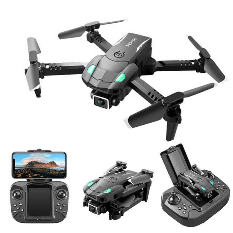 S128 Three-Sided Obstacle Avoidance Drone with 4K dual camera, HD aerial photography, and fixed height for safe, easy flying and stunning footage.

