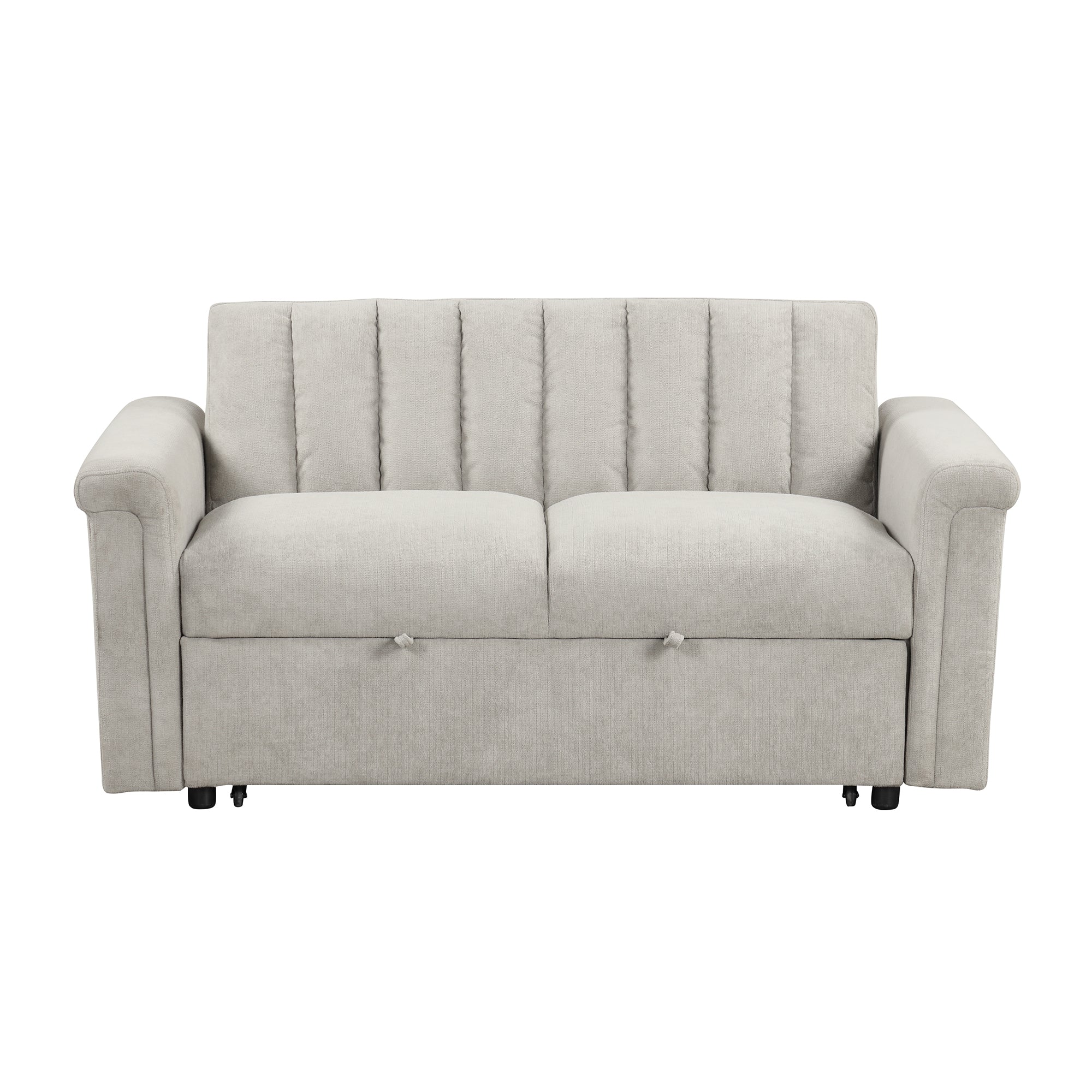 U Style Convertible Sofa With Pull Out Bed