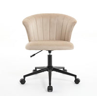 Velvet Swivel Flower Shaped Home Office Chair Hot Deal Warehouse