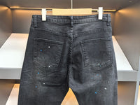 Aiden Straight-Leg Ripped Black Jeans Hot Deal Warehouse