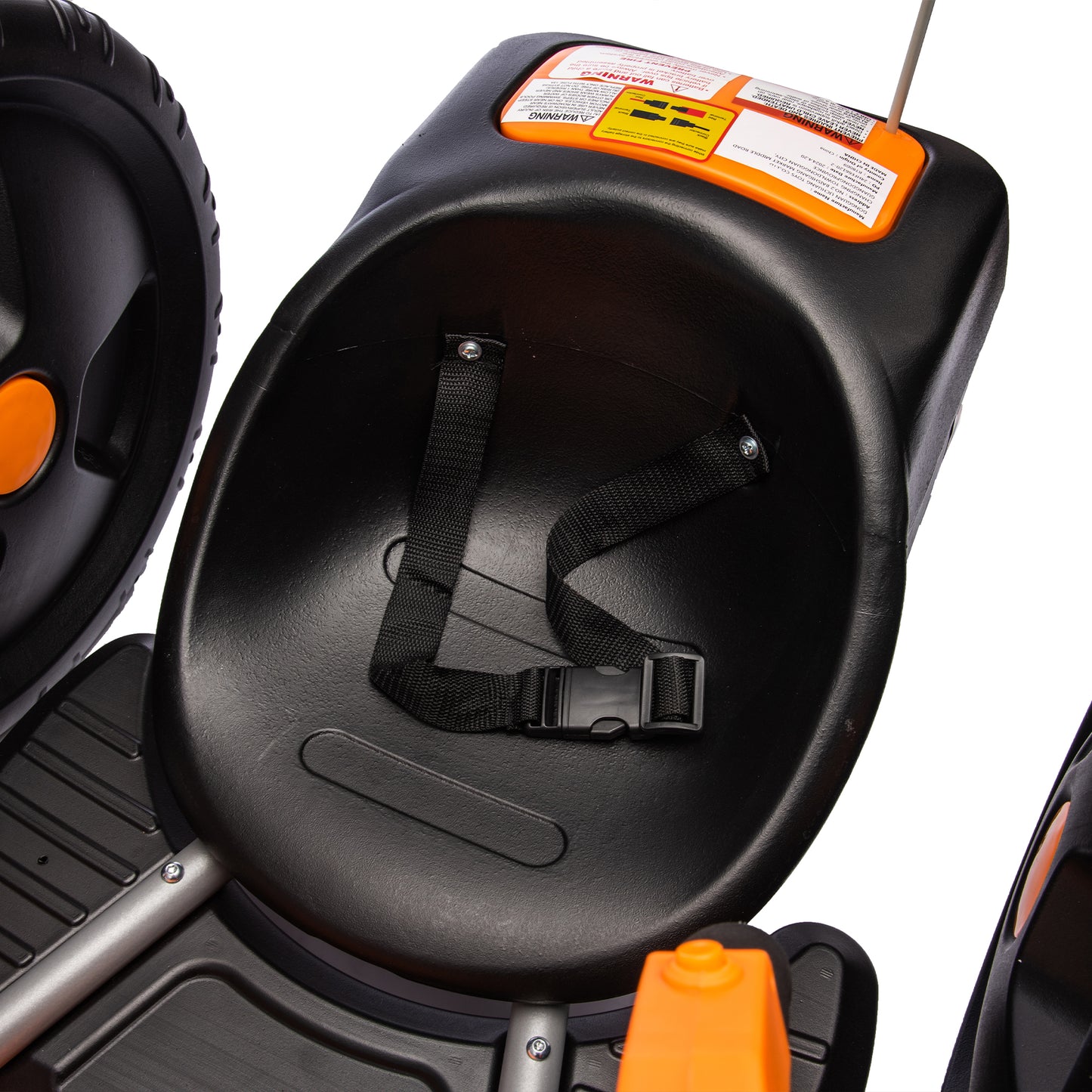 12V Kids Electric Ride-On Car with 16-Inch Wheels, 360° Steering & 2WD for Ages 3–8