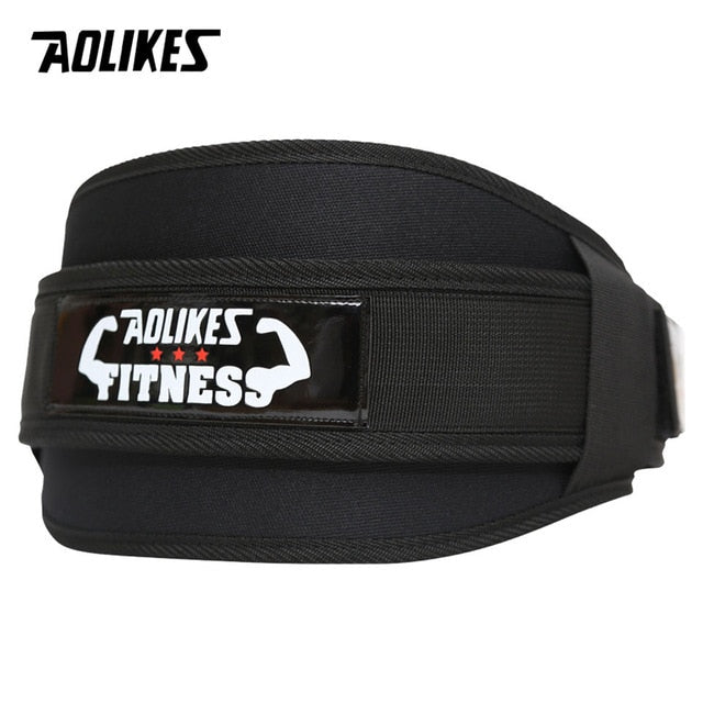 Weightlifting squat training belt made from durable, supportive material, designed to provide core stability and protect the lower back during heavy squats and lifting exercises