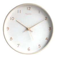 Modern Minimalist Solid Wood Wall Clock with Silent Movement – Natural Home Décor

