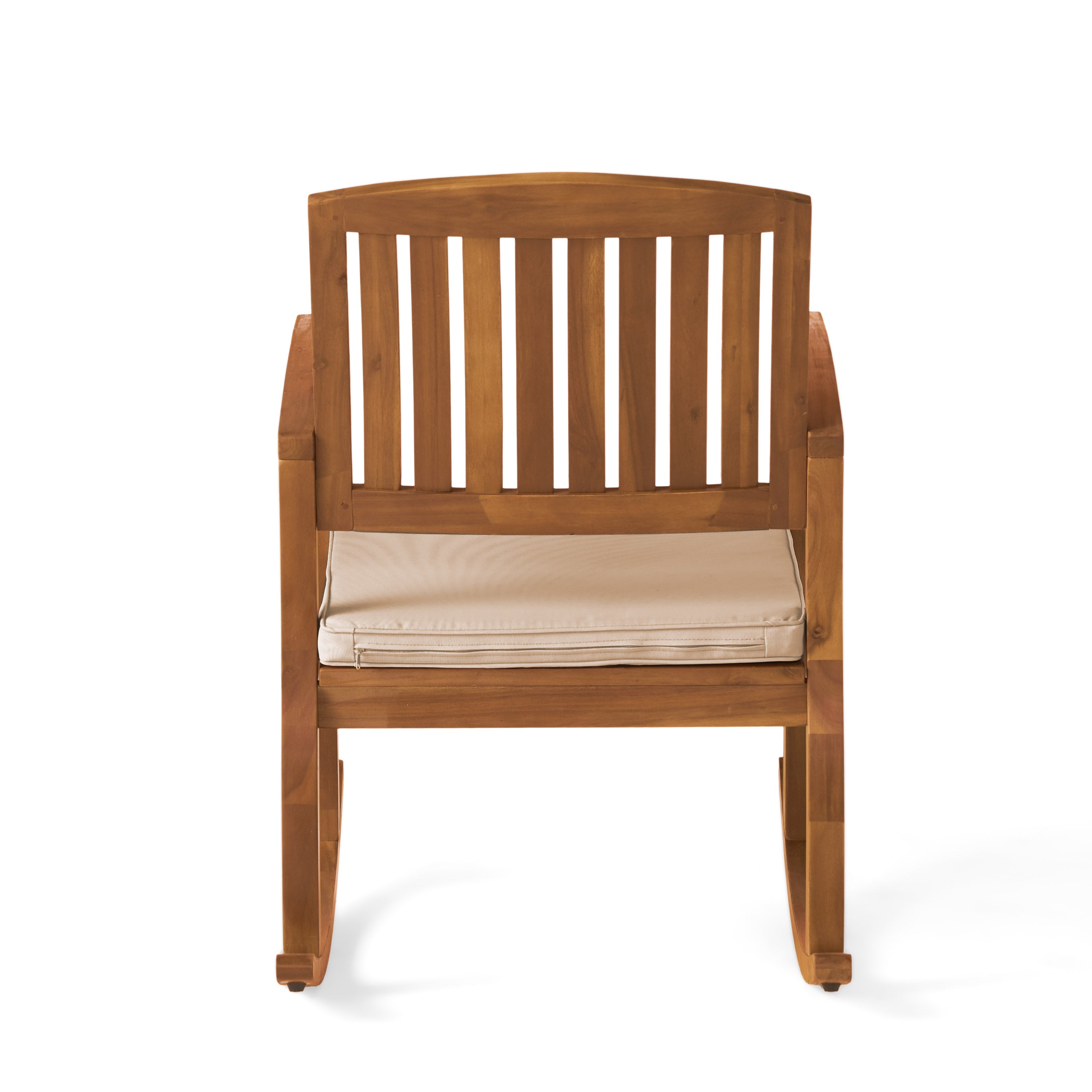 Selma rocking chair with a comfortable cushion, featuring a classic design and smooth rocking motion, perfect for relaxing in living rooms, patios, or nurseries