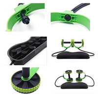 “Double Wheel Abdominal Power Roller – sturdy ab roller with dual wheels for enhanced stability, perfect for core workouts and strength training – Hot Deal Warehouse fitness”
