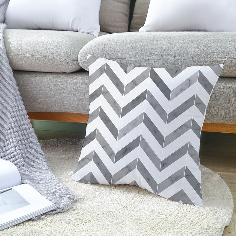 Geometric Cushion Cover