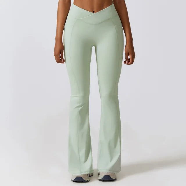 Women Gym High Waist Wide Leg Pants Hot Deal Warehouse