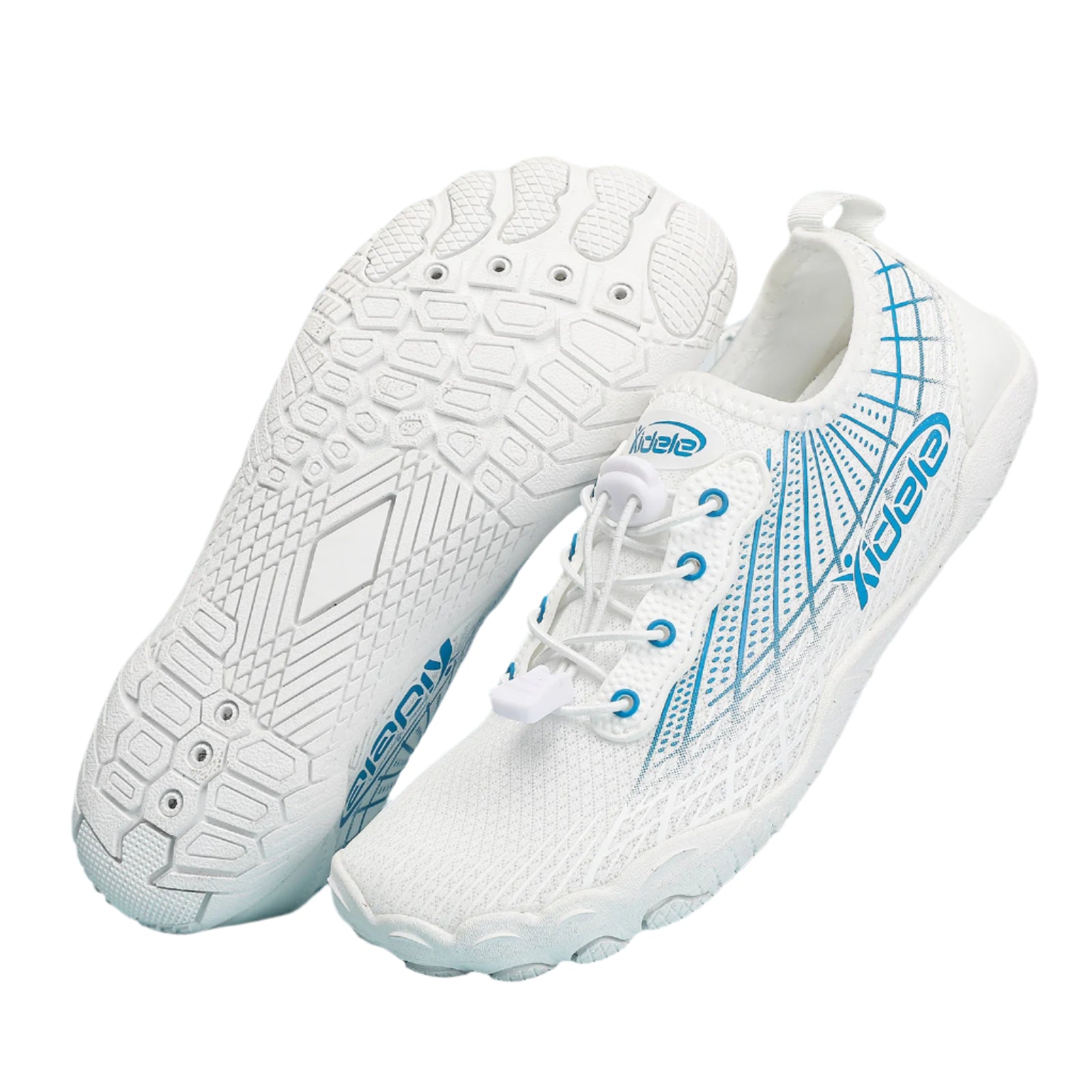Versatile outdoor swimming and beach yoga shoes with breathable mesh, flexible sole, and quick-drying capabilities, perfect for active lifestyles.








