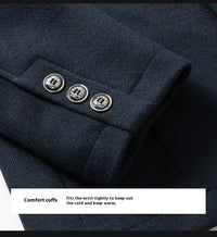 “Business stand collar woolen coat – men’s elegant, warm overcoat with a modern stand collar, perfect for professional and formal wear – Hot Deal Warehouse menswear”

