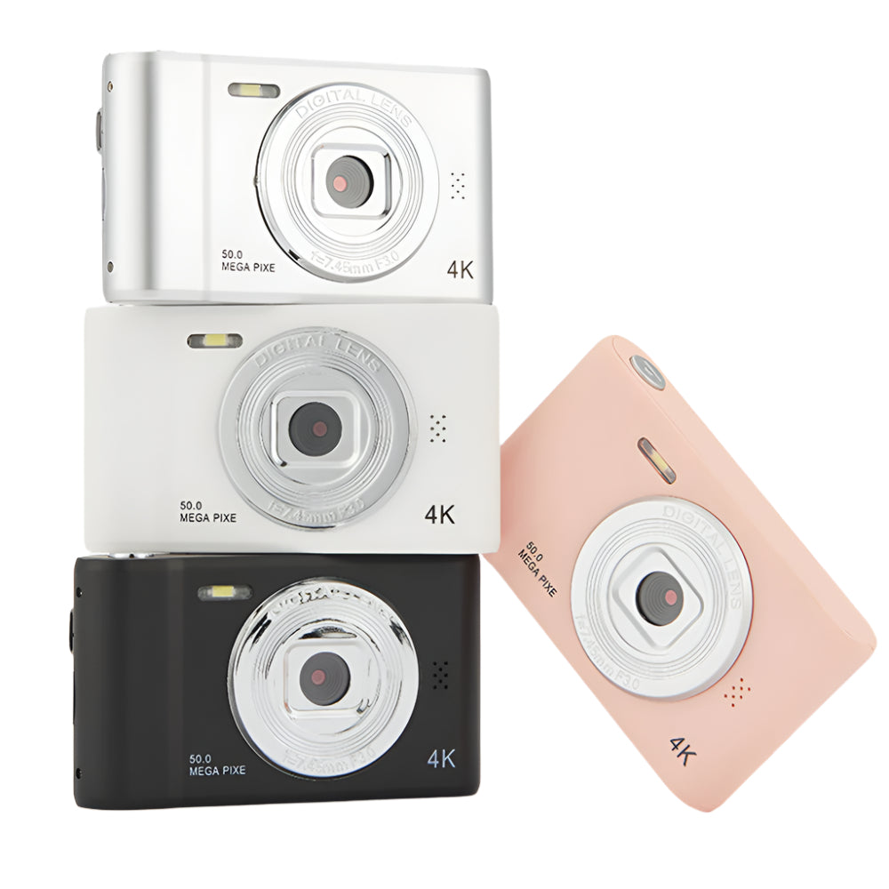 HD D04 Digital Retro Camera – Small Portable CCD Camera with 2-Inch LCD and 1200W Pixels

