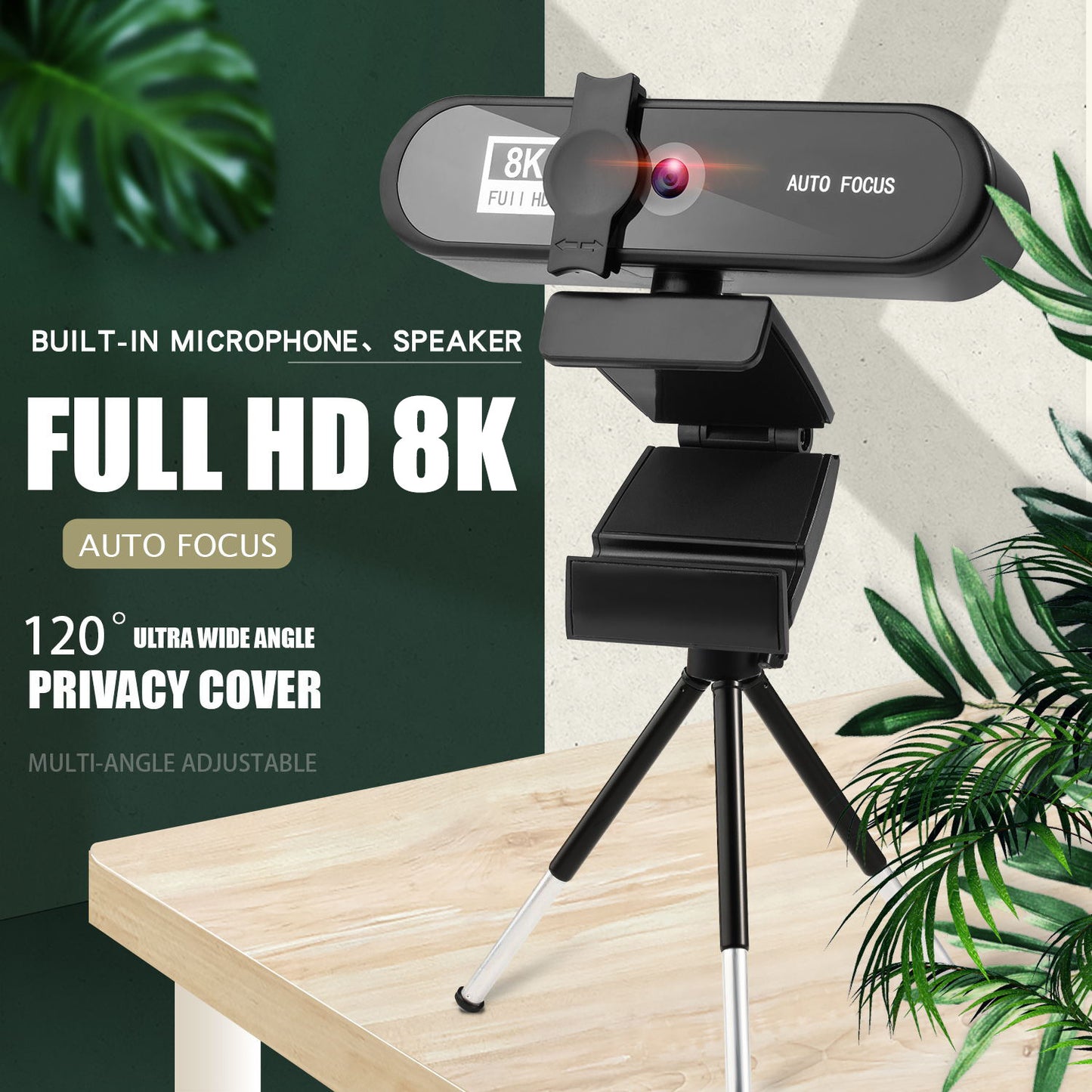 “4K beauty auto focus USB webcam – ultra high-definition webcam with auto focus and beauty enhancement for streaming and video calls – Hot Deal Warehouse electronics”

