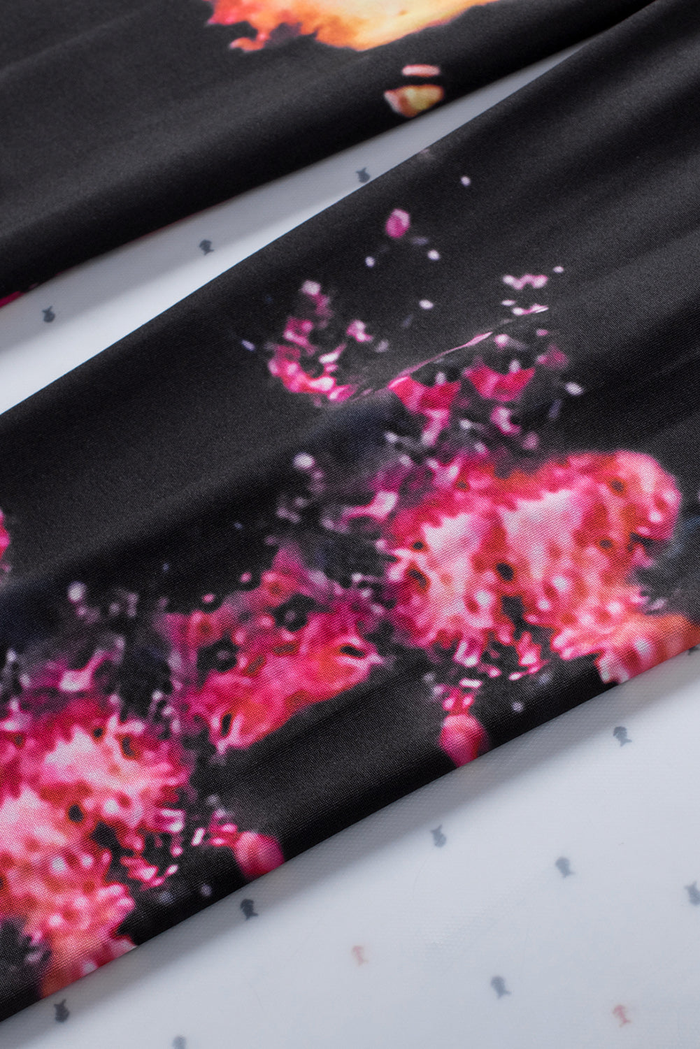 Multicolor Tie Dye Hollow Out Fitness Activewear Leggings Hot Deal Warehouse
