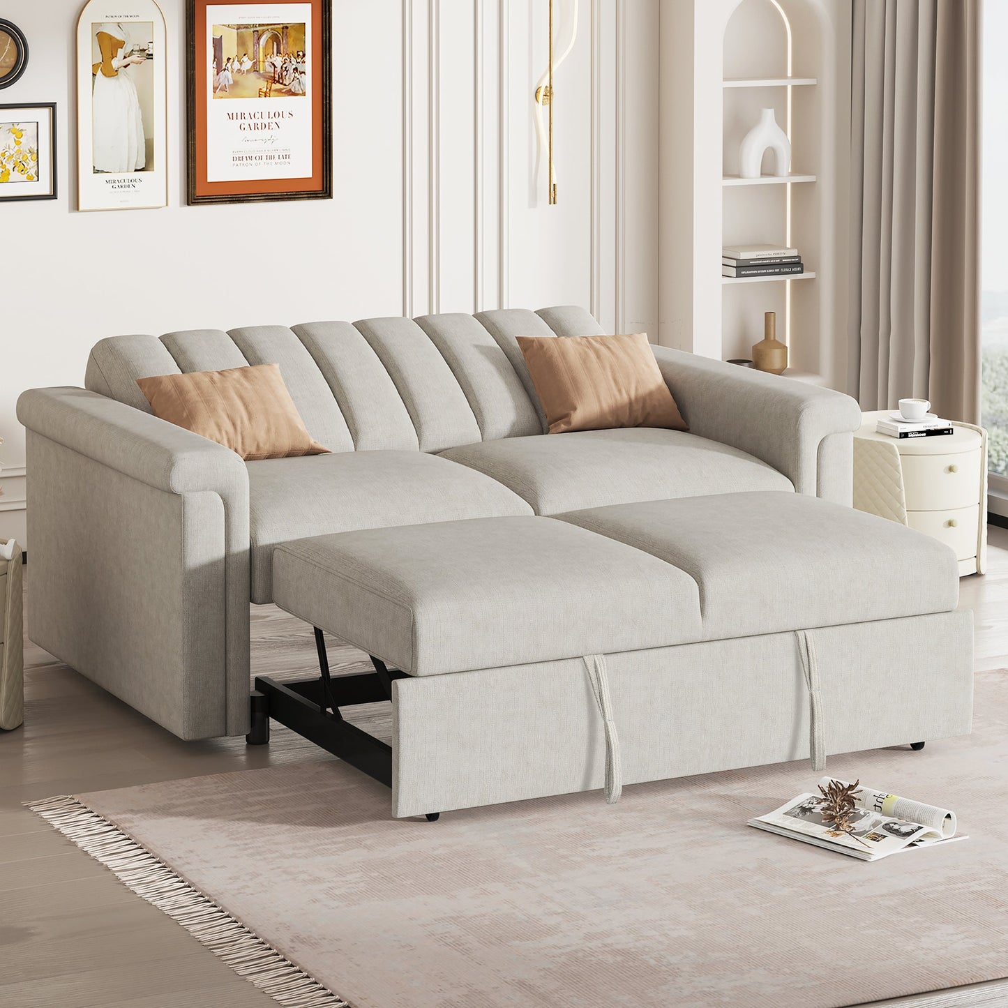 U Style Convertible Sofa With Pull Out Bed Hot Deal Warehouse
