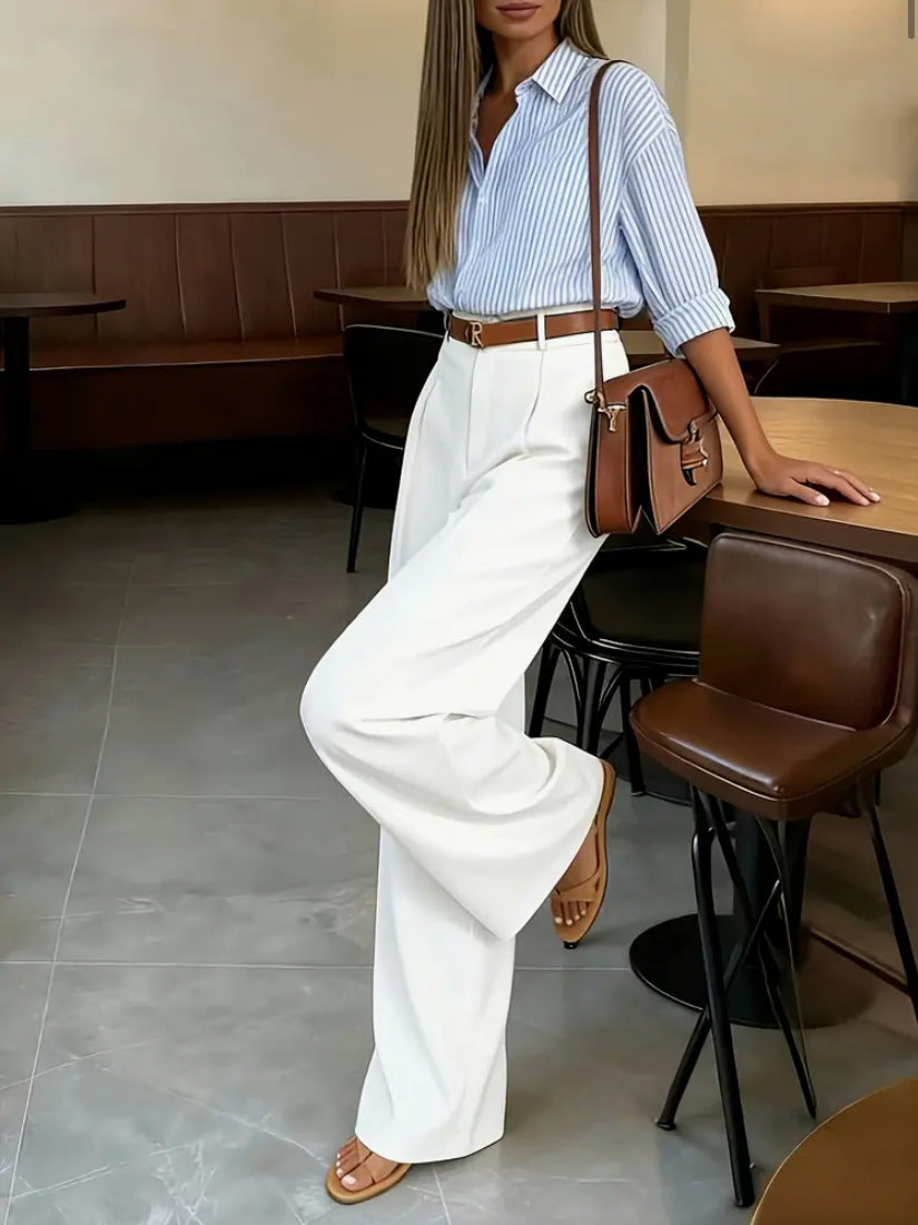 relaxed wide leg pants women