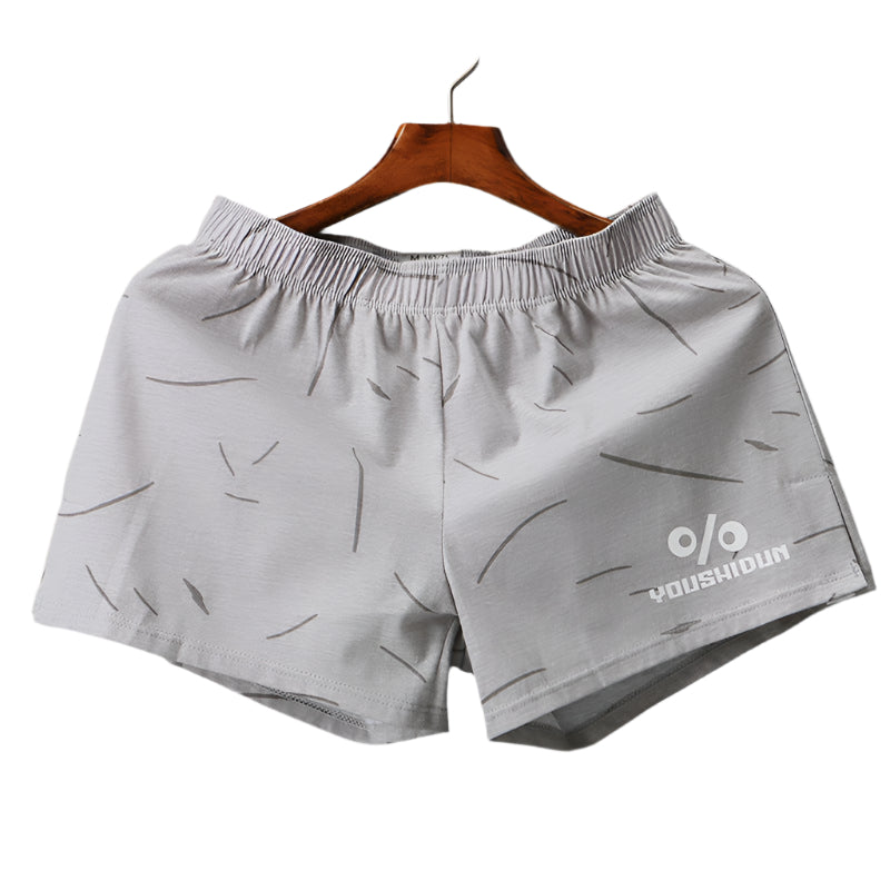 Men’s mid-waist loose cotton boxers – relaxed fit underwear

