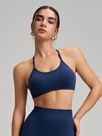 Cross Back Sports Crop Hot Deal Warehouse