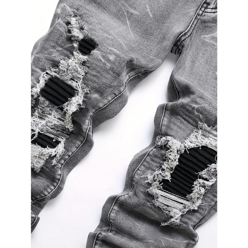 Grey Stretch Denim Jeans Hot Deal Warehouse