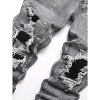 Grey Stretch Denim Jeans Hot Deal Warehouse