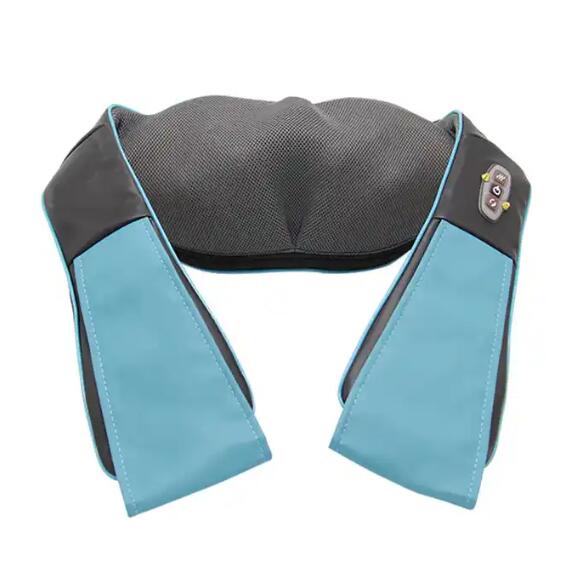 Percussion massager designed for neck, back, shoulders, legs, and body, featuring multiple attachments and adjustable speeds to provide targeted muscle relief and relaxation