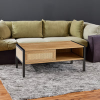 “40.16 inch rattan coffee table – stylish, durable centerpiece for indoor or outdoor living spaces – Hot Deal Warehouse furniture”

