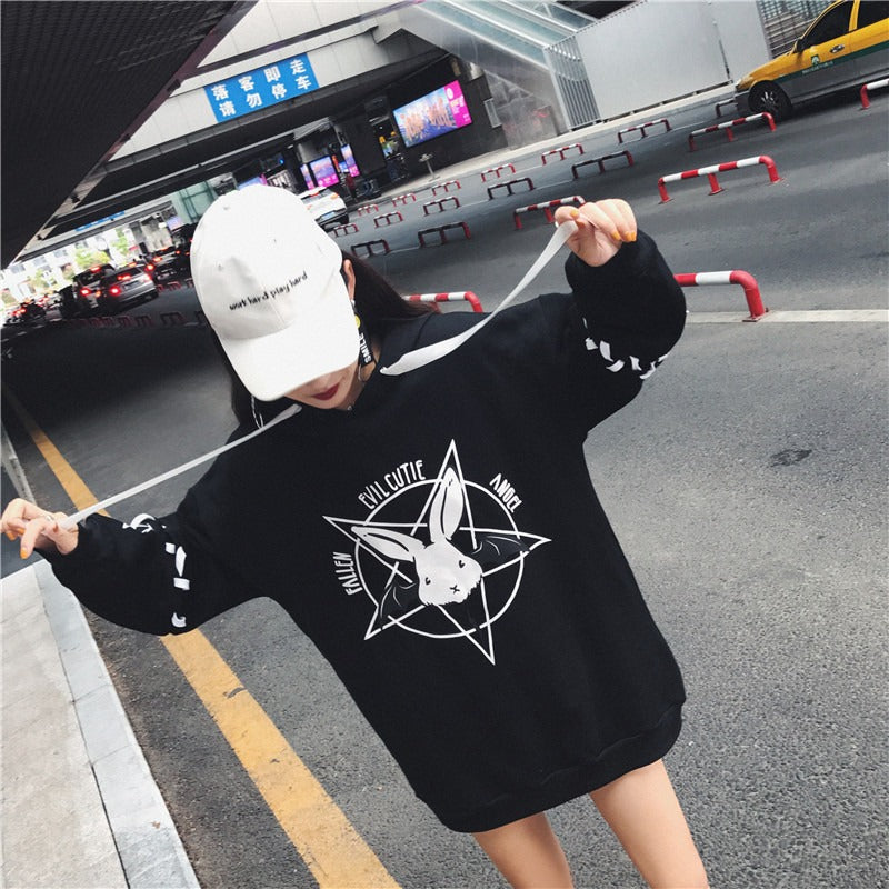 “Bunny Hoodie – cozy, playful hoodie with cute bunny ears, perfect for adding fun and comfort to your everyday style – Hot Deal Warehouse apparel”


