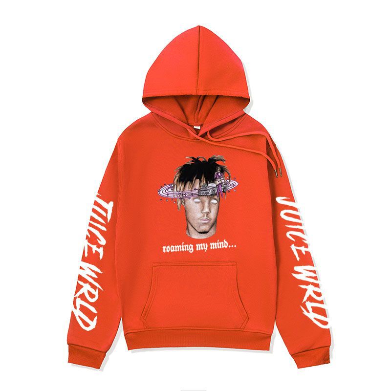 Men’s autumn winter hoodie – rapper-inspired streetwear jacket with bold graphic print.

