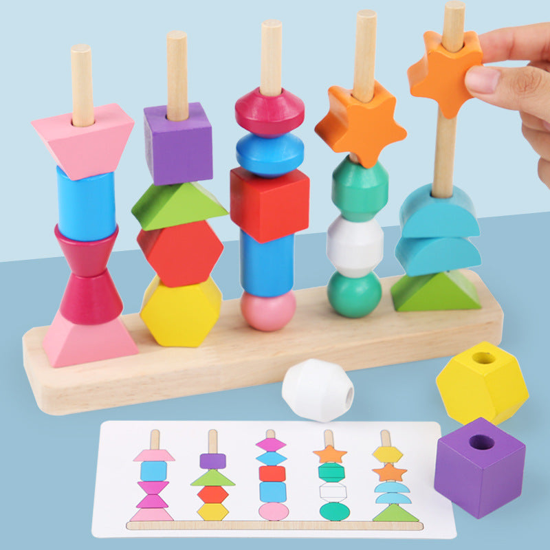 Wooden Puzzle Bead Toys