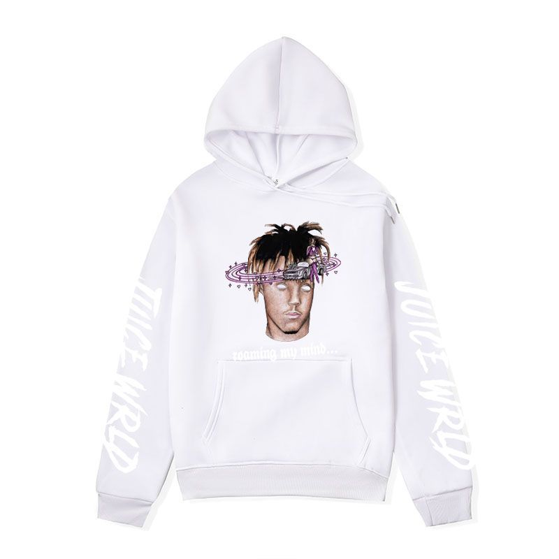 Men’s autumn winter hoodie – rapper-inspired streetwear jacket with bold graphic print.


