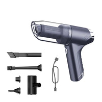 Wireless handheld car vacuum cleaner with blowing and suction feature