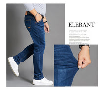 High-elasticity Loose-fit Straight-leg Plus-size Jeans Hot Deal Warehouse